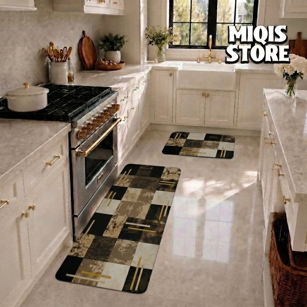 Anti Slip Water Absorbent Runner With Mat