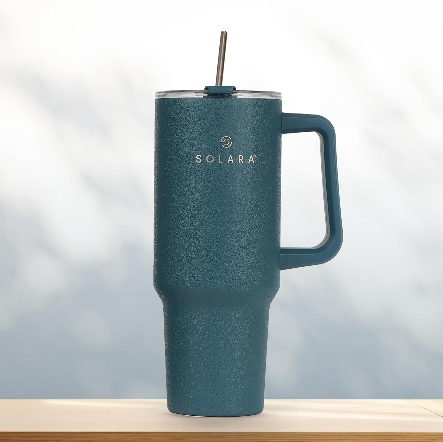 SOLARA Insulated Tumbler with Handle and Lid