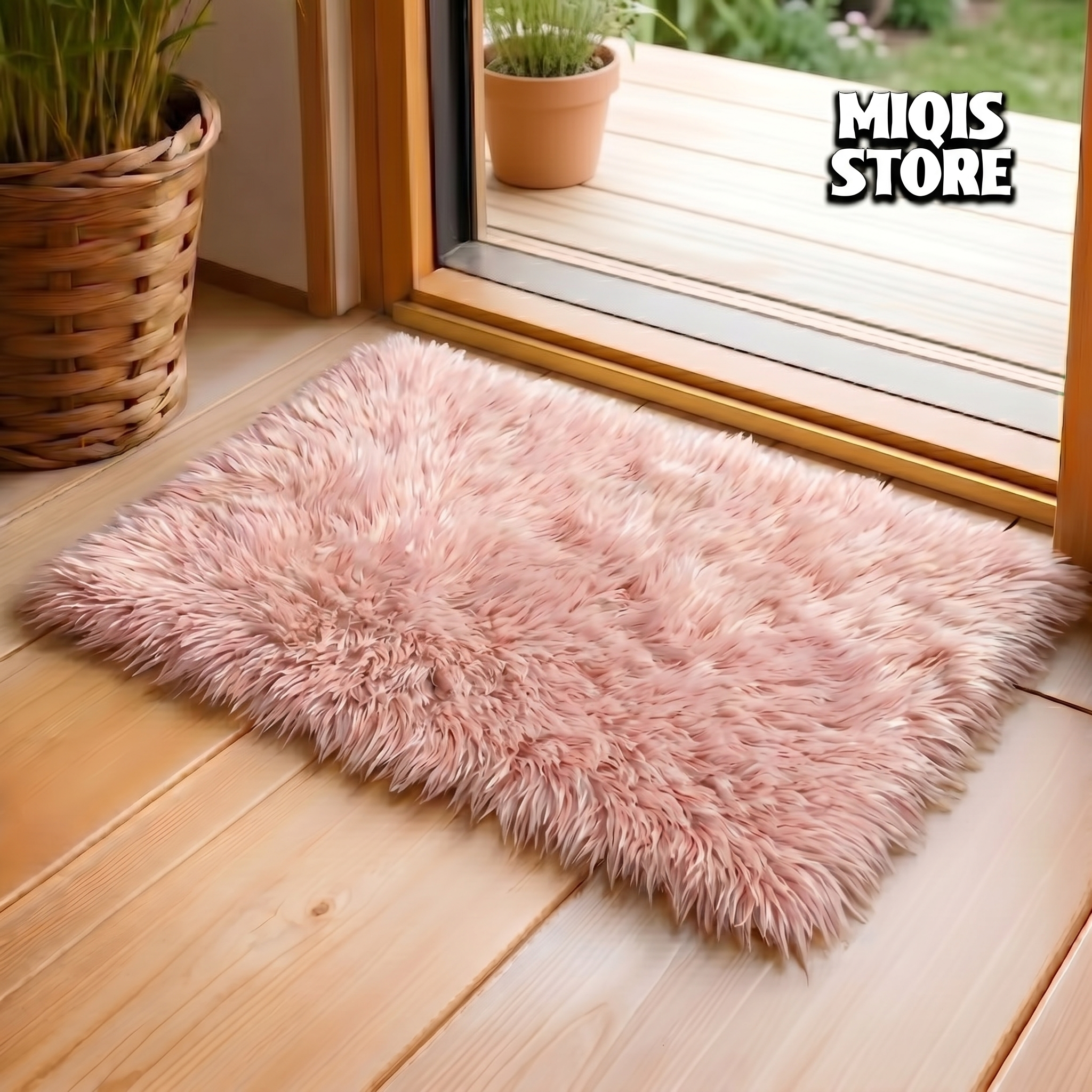Sheep Fur Mat Large Size 29x20 Inch