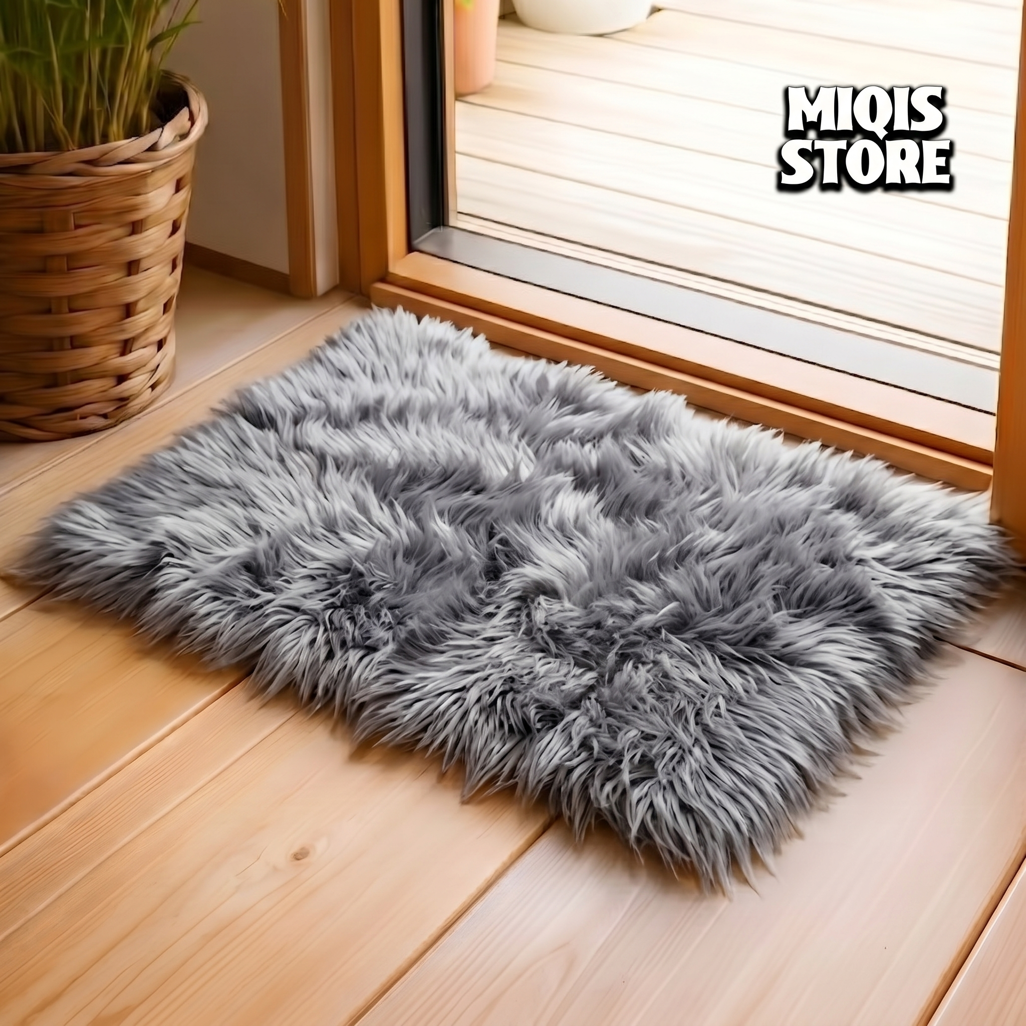 Sheep Fur Mat Large Size 29x20 Inch
