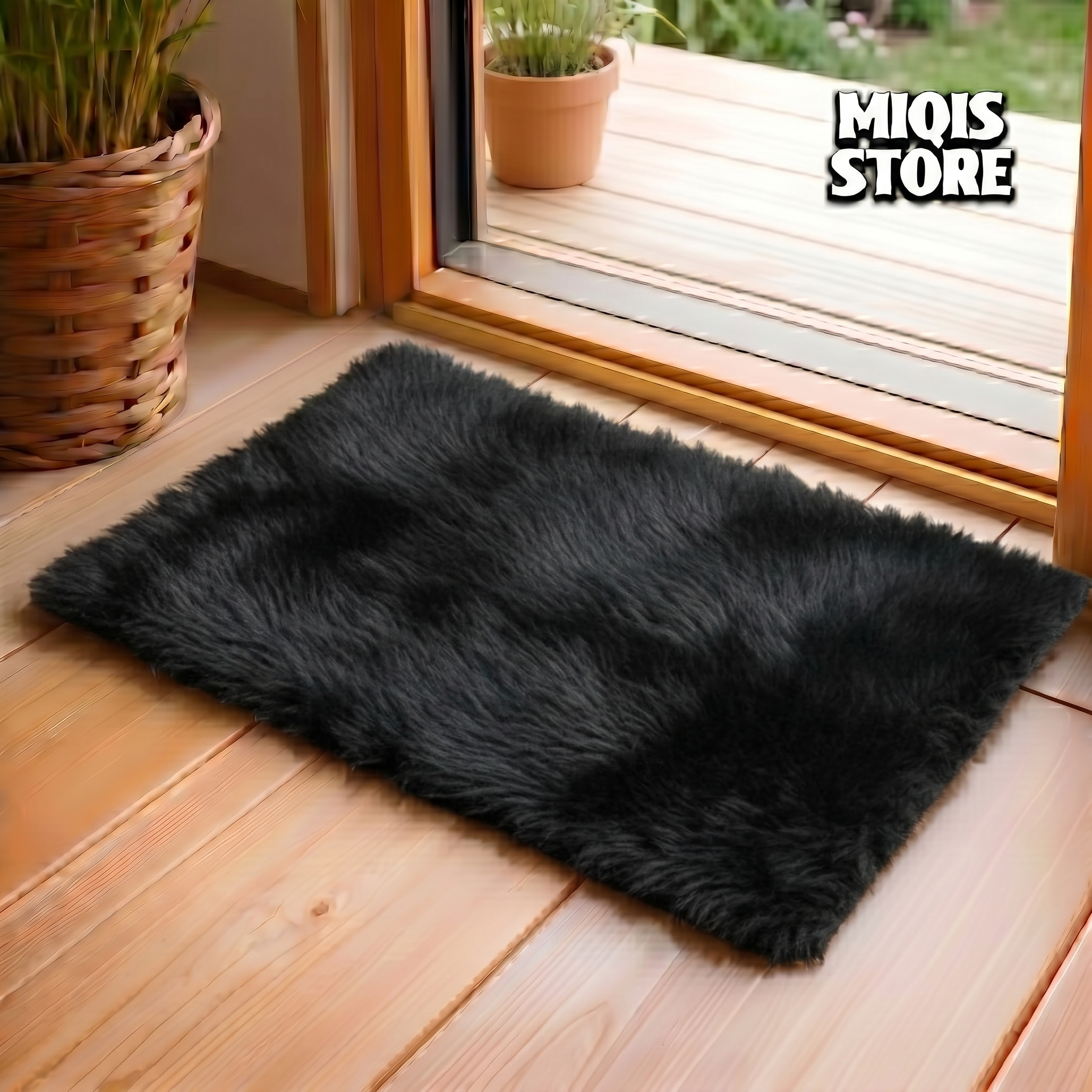 Sheep Fur Mat Large Size 29x20 Inch