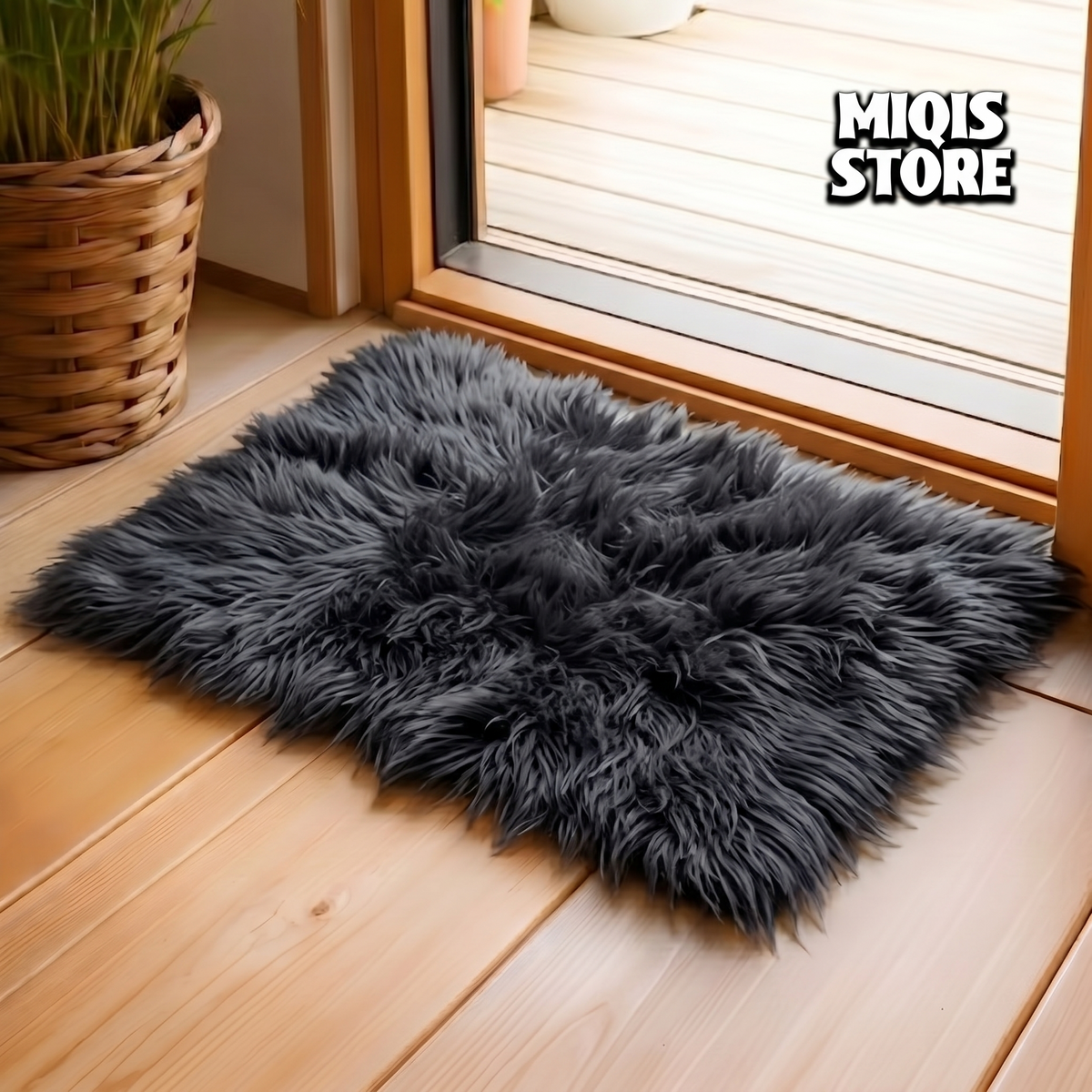Sheep Fur Mat Large Size 29x20 Inch