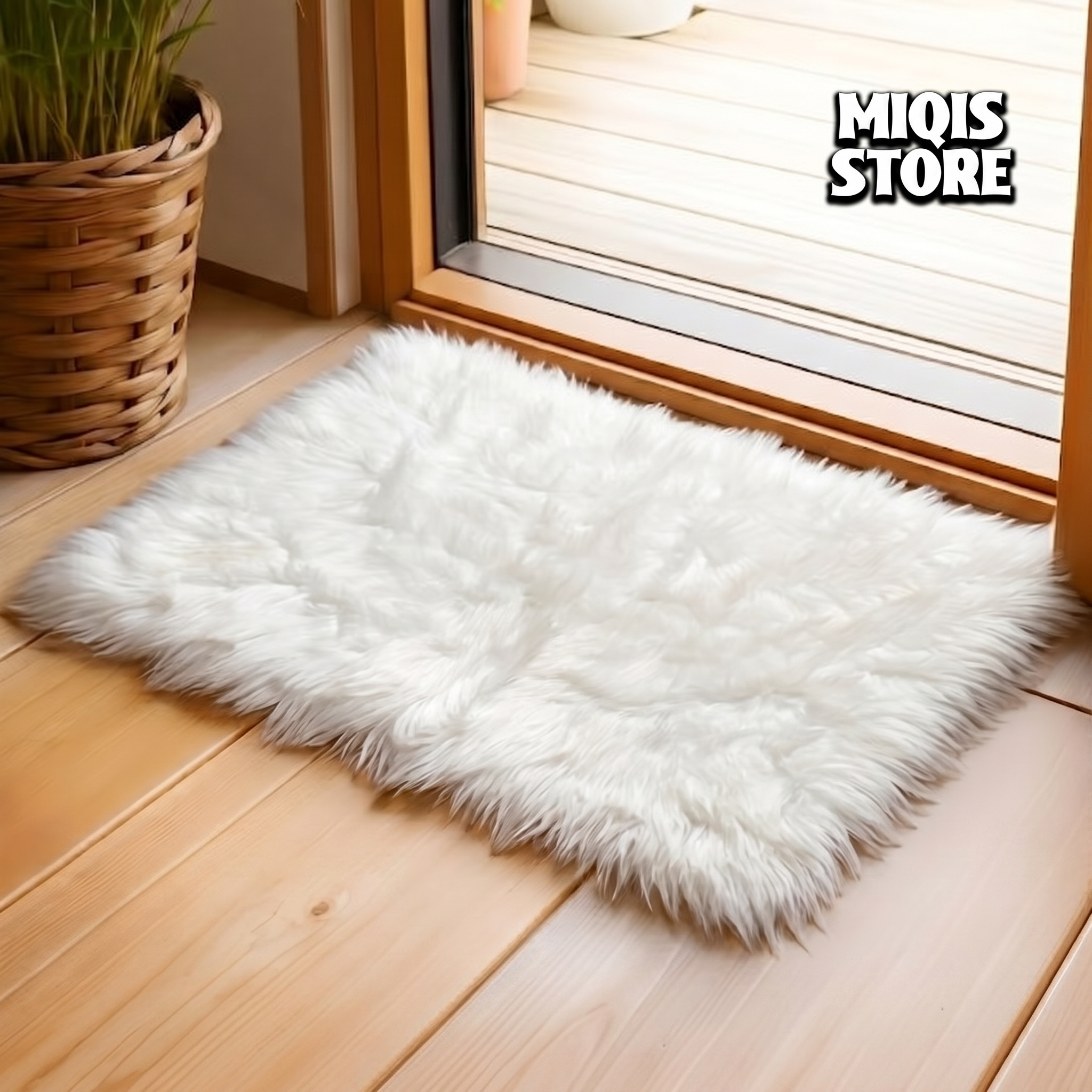 Sheep Fur Mat Large Size 29x20 Inch