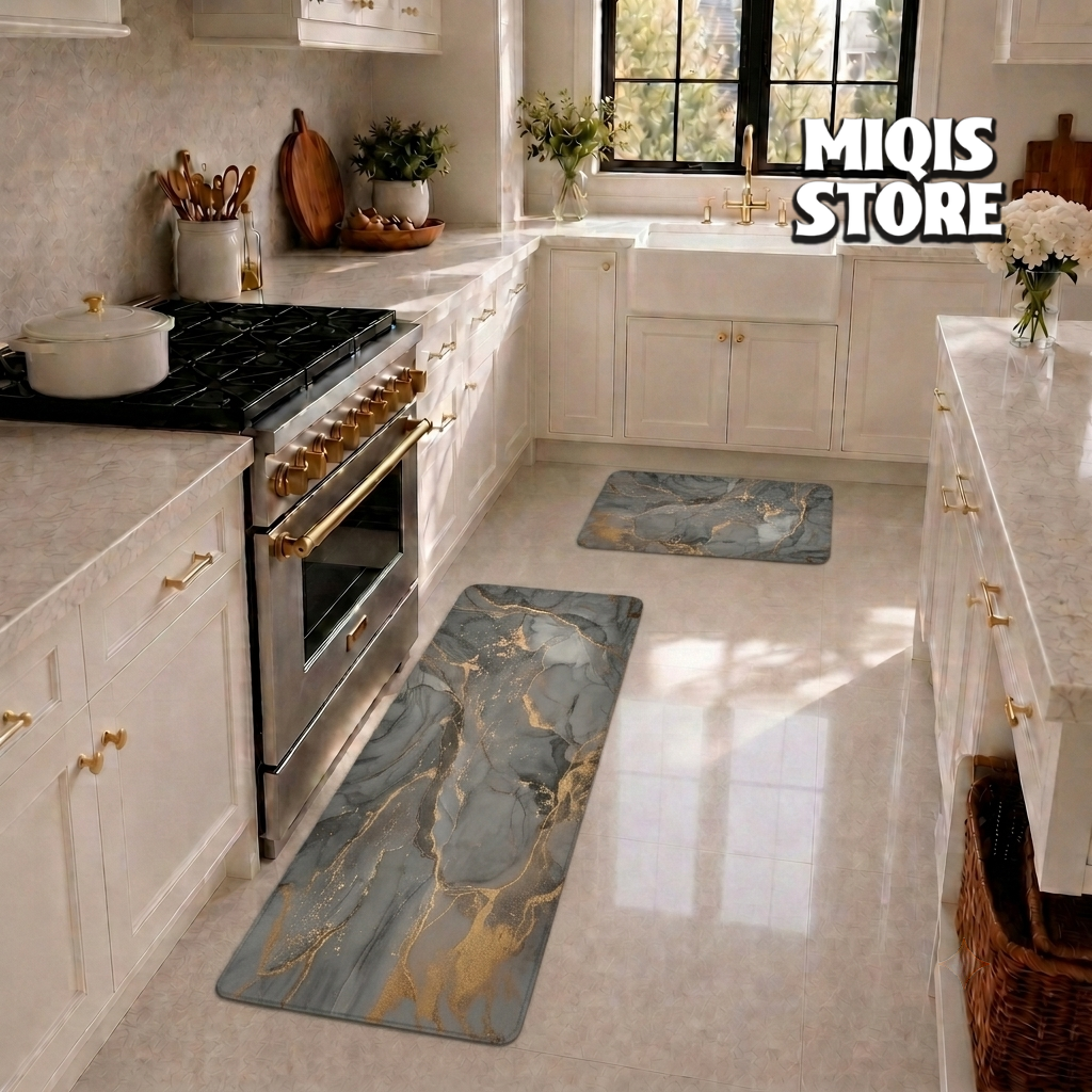 Anti Slip Water Absorbent Runner With Mat