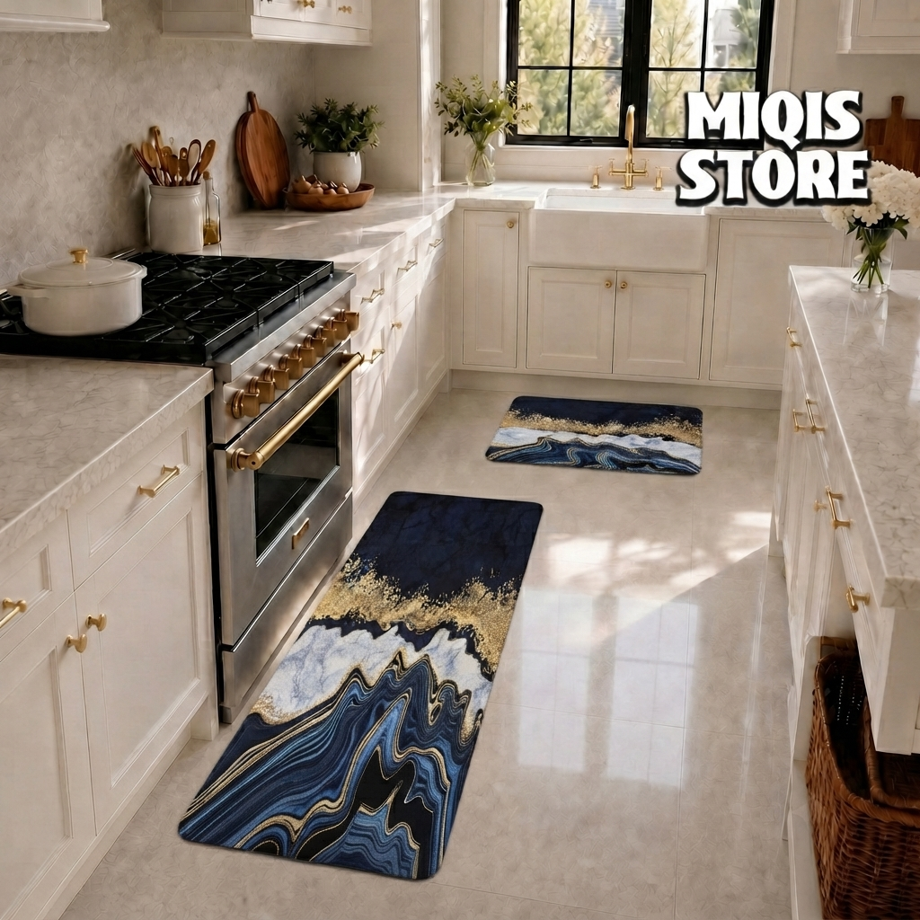 Anti Slip Water Absorbent Runner With Mat (Medium Design 57)