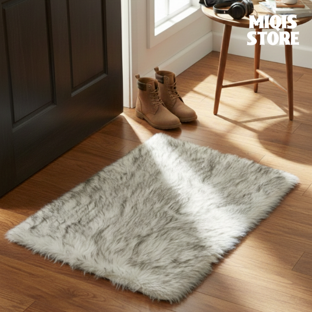 Sheep Fur Mat Large Size 29x20 Inch