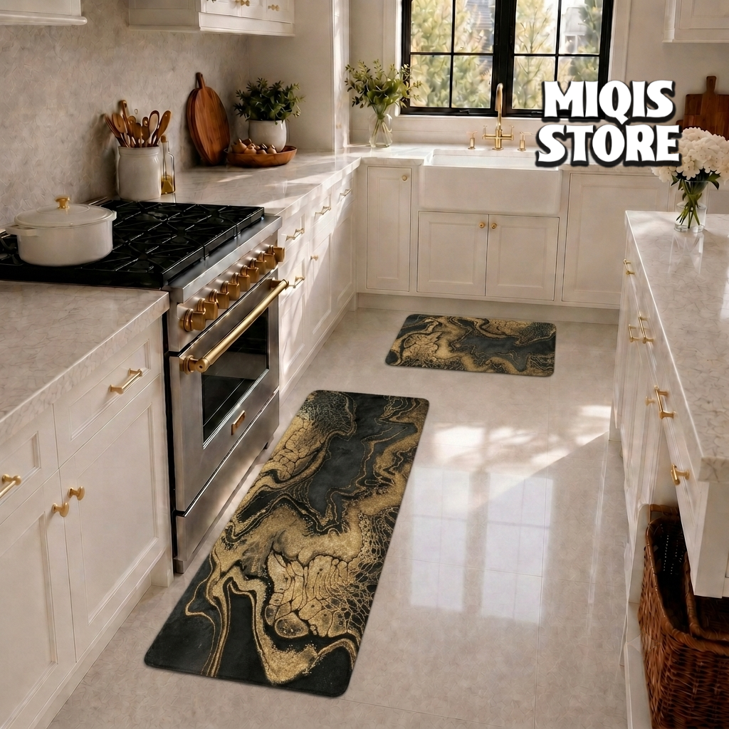 Anti Slip Water Absorbent Runner With Mat