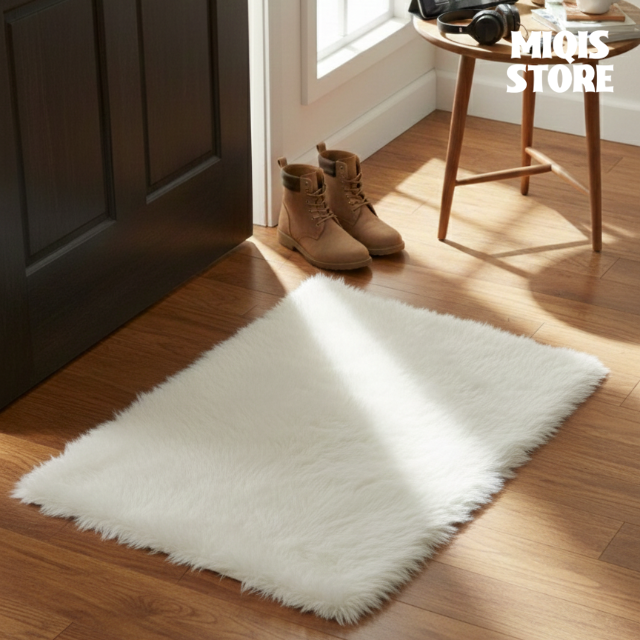 Sheep Fur Mat Large Size 29x20 Inch