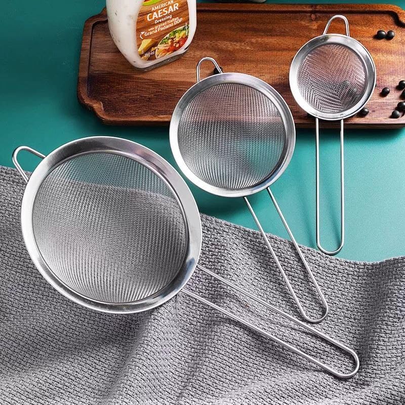 3-Piece Stainless Steel Strainer Set