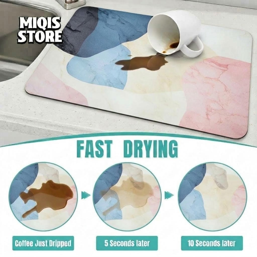 Dish Drying/Dining Table Mat (10) (FREE DELIVERY😍)