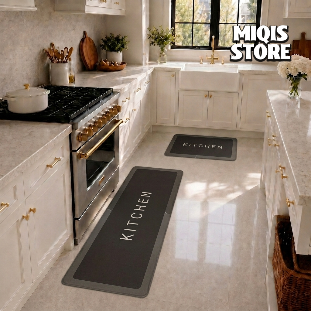 Anti Slip Water Absorbent Runner With Mat
