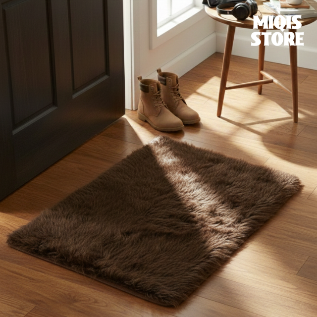Sheep Fur Mat Large Size 29x20 Inch