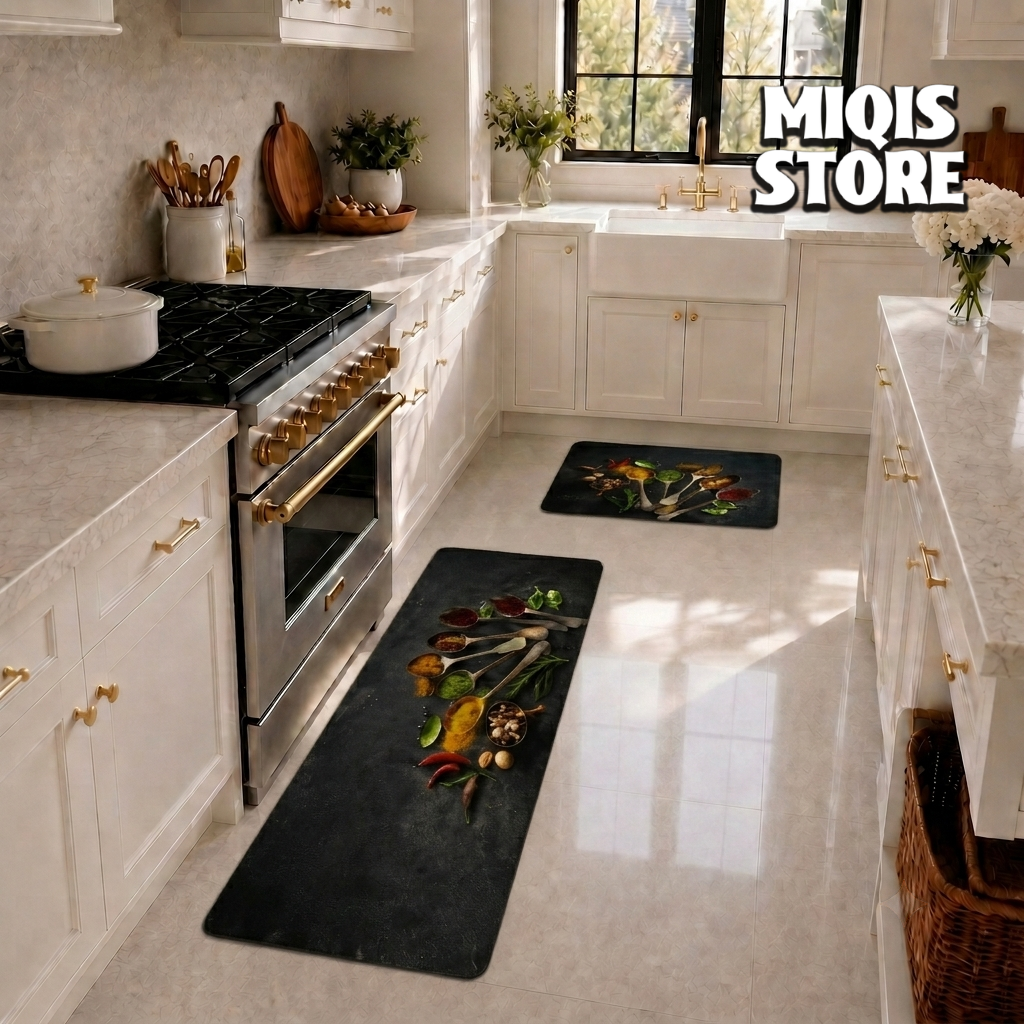 Anti Slip Water Absorbent Runner With Mat
