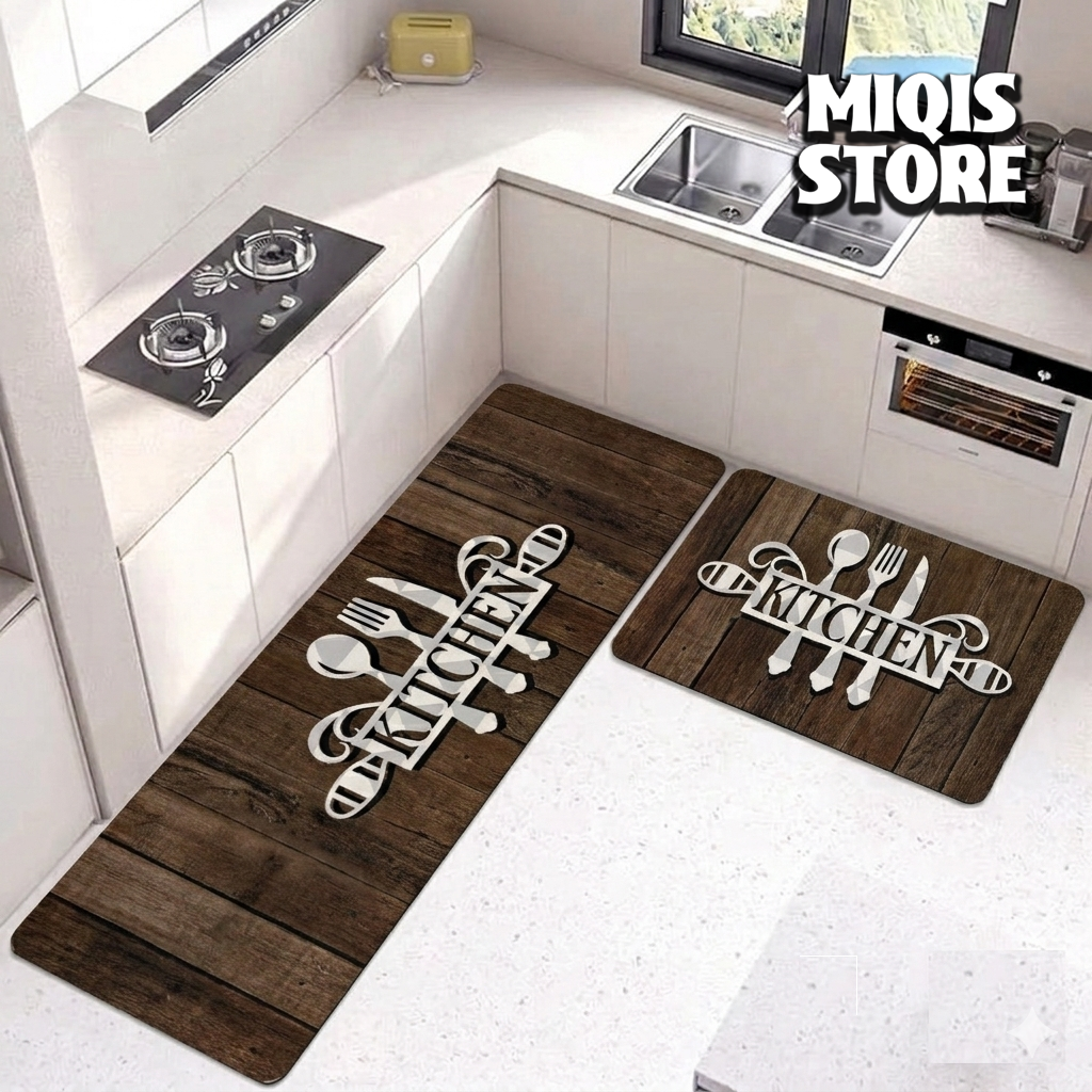 Anti Slip Water Absorbent Runner With Mat