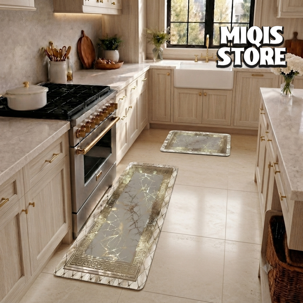 Anti Slip Water Absorbent Runner With Mat