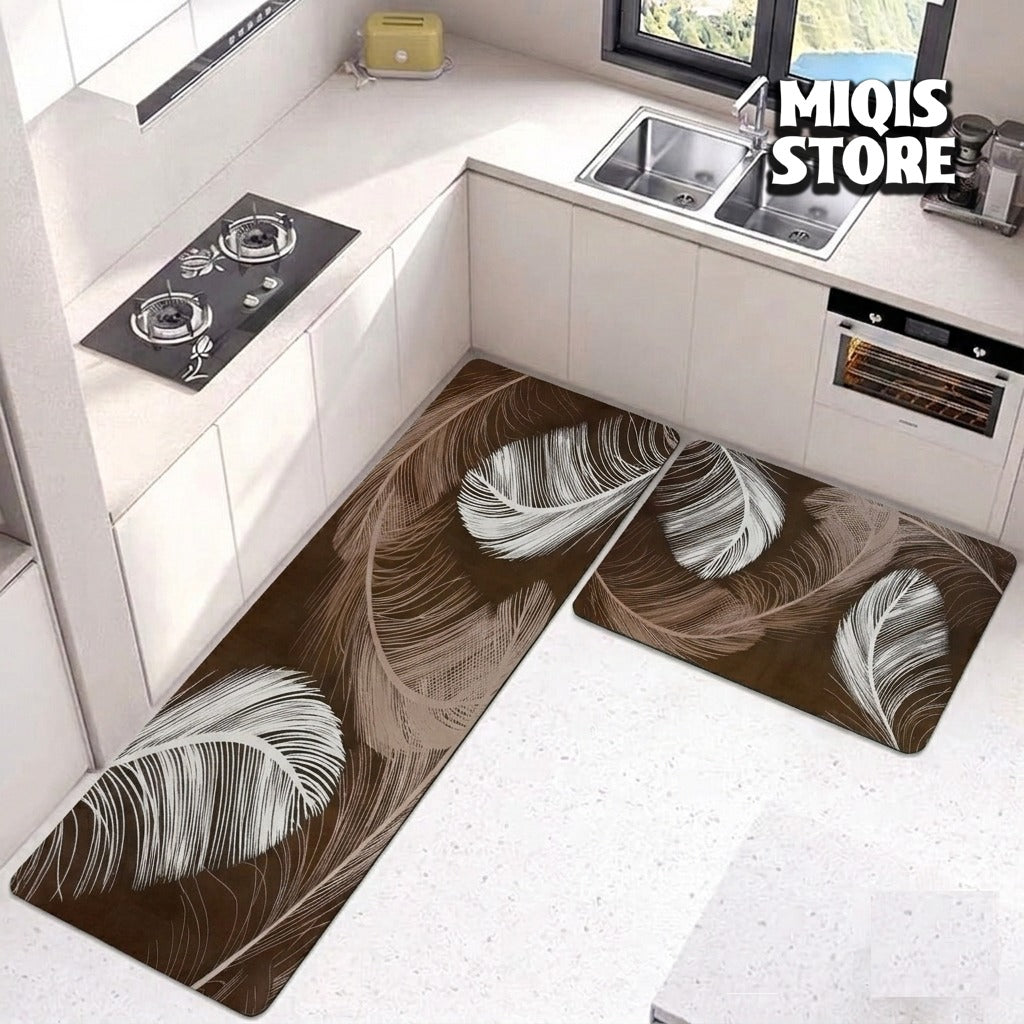 Anti Slip Water Absorbent Runner With Mat
