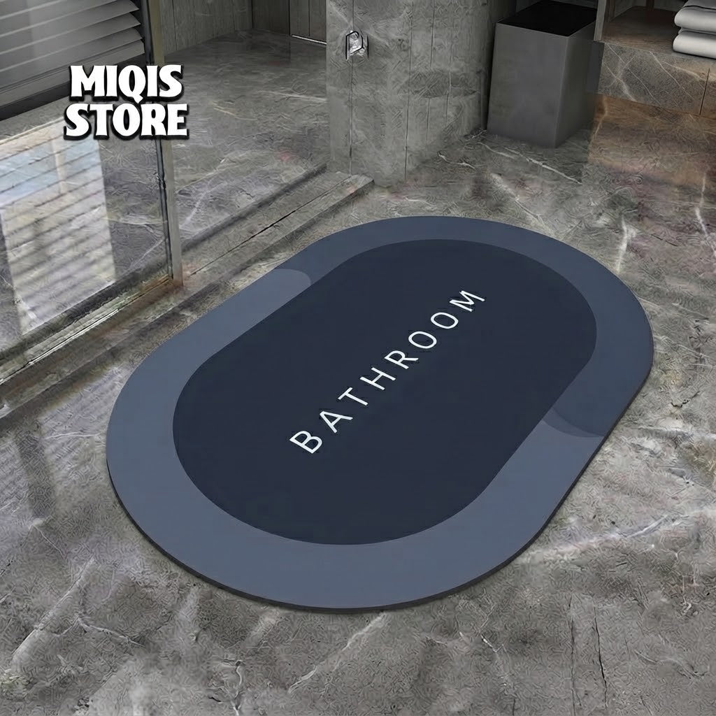 2 Pcs Medium Size Water Absorbent Anti-Slip Mat (2x1.25 ft)