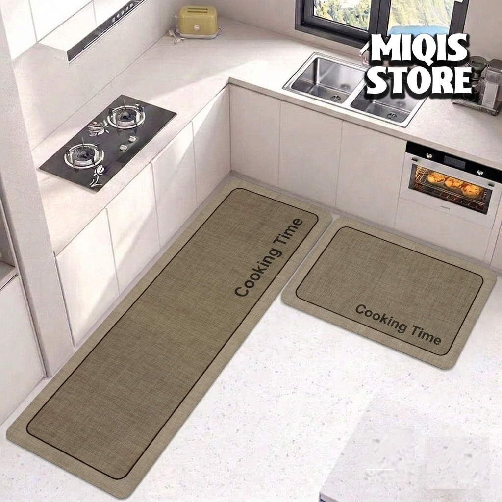 Anti Slip Water Absorbent Runner With Mat (Medium Design 74)