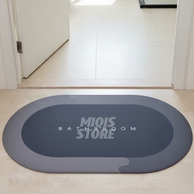 2 Pcs Medium Size Water Absorbent Anti-Slip Mat (2x1.25 ft)