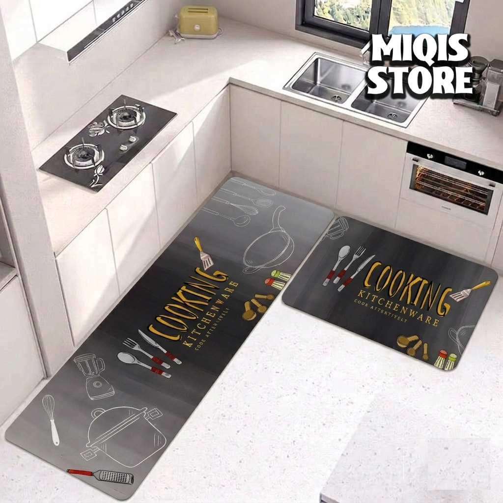 Anti Slip Water Absorbent Runner With Mat