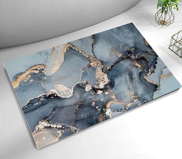 2 Pcs Large Size Water Absorbent Anti-Slip Mat (2.25x1.5 ft)