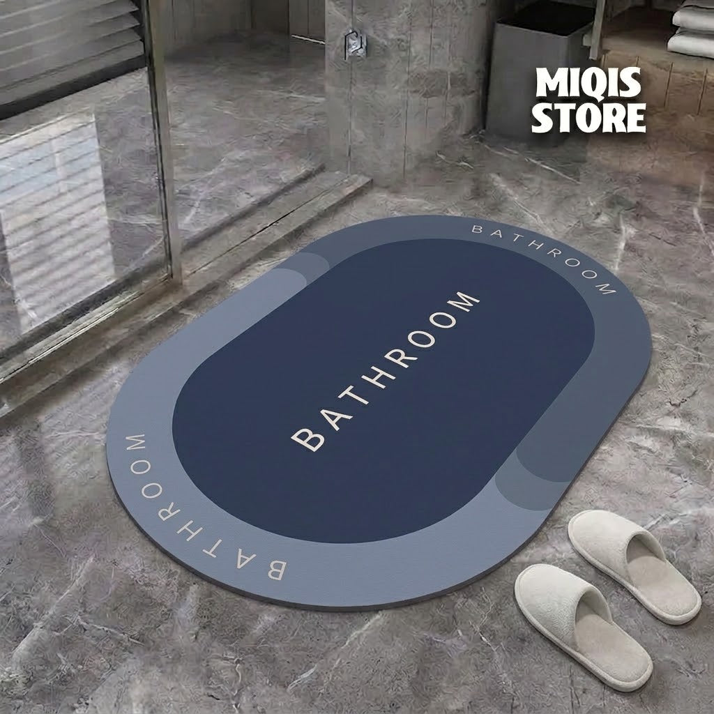 2 Pcs Large Size Water Absorbent Anti-Slip Mat (2.25x1.5 ft)