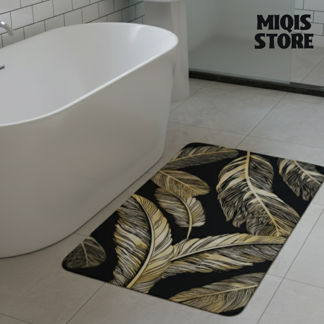 2 Pcs Large Size Water Absorbent Anti-Slip Mat (2.25x1.5 ft)