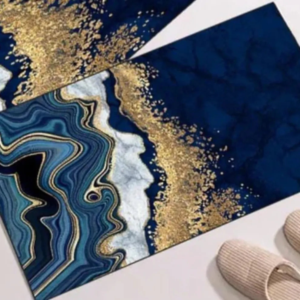 2 Pcs Large Size Water Absorbent Anti-Slip Mat (2.25x1.5 ft)