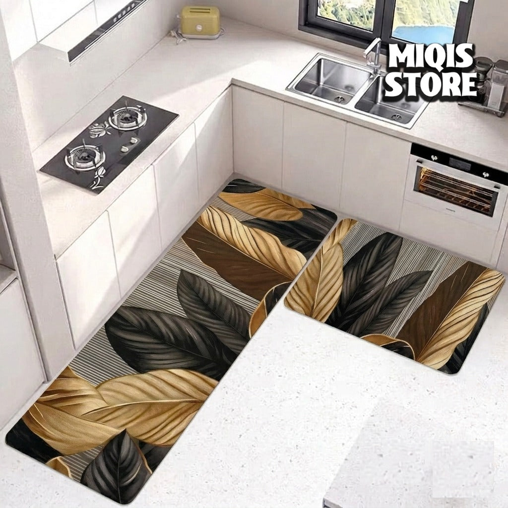 Anti Slip Water Absorbent Runner With Mat