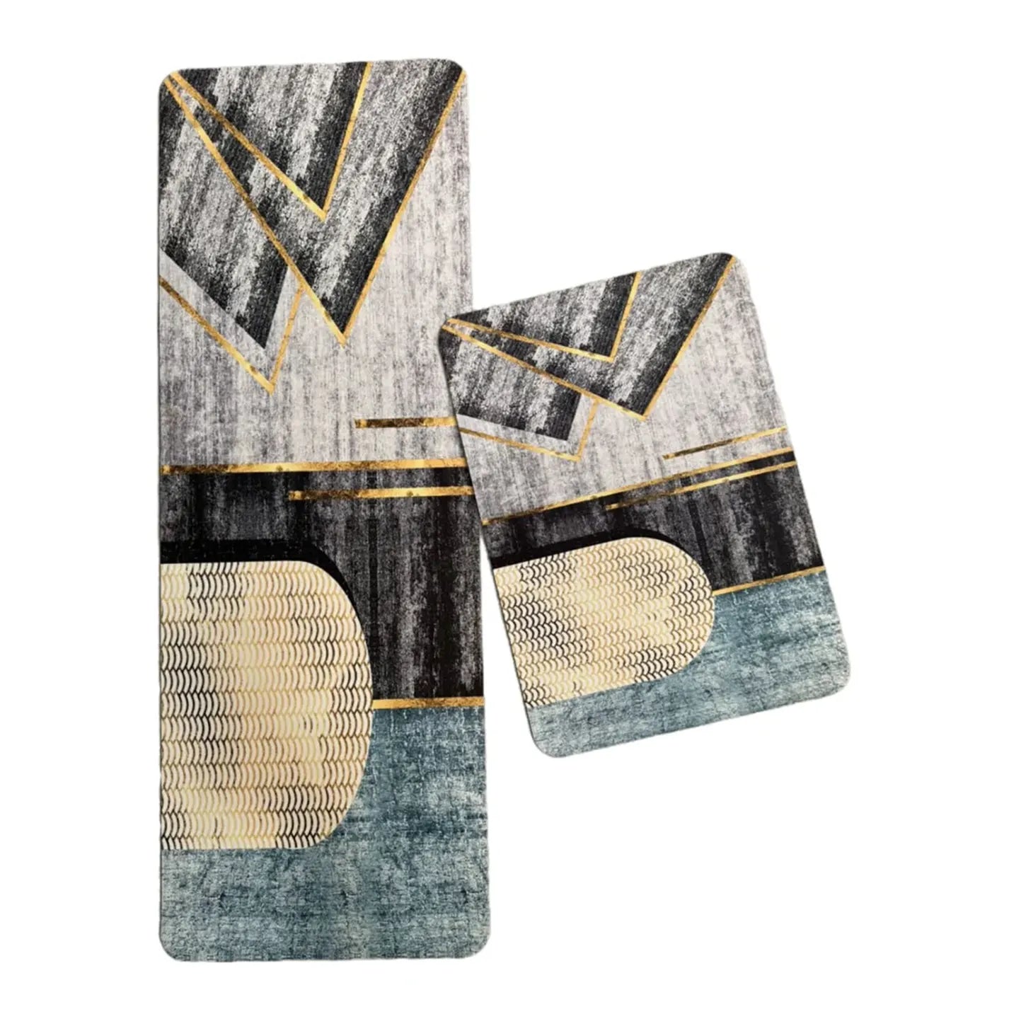 Medium Size Anti Slip Water Absorbent Runner With Mat (4x1.25 ft)