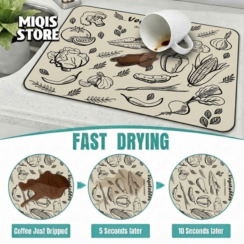 Dish Drying/Dining Table Mat (X) (FREE DELIVERY😍)