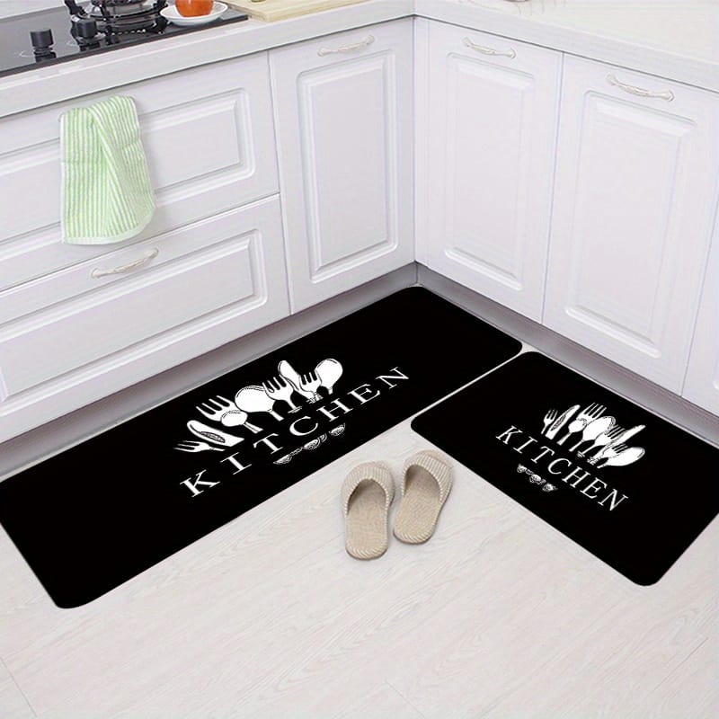 Anti Slip Water Absorbent Runner With Mat
