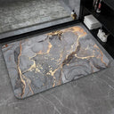 RECTANGLE GRAY MARBLE PRINTED