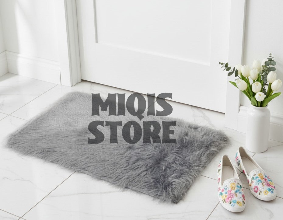 Sheep Fur Mat Large Size 29x20 Inch