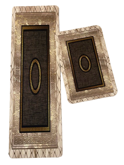 Medium Size Anti Slip Water Absorbent Runner With Mat (4x1.25 ft)