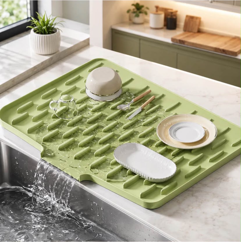 Silicone Anti Slip Kitchen Drain Mat