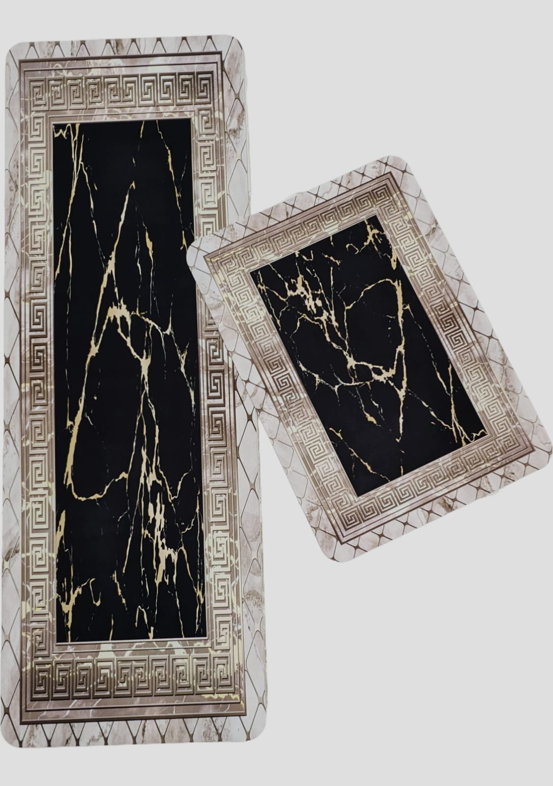 Anti Slip Water Absorbent Runner With Mat (Large Design 34)