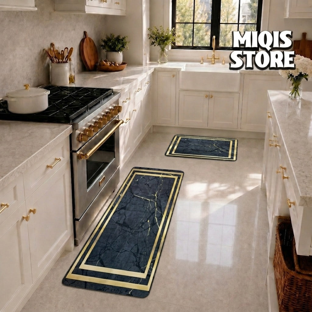Anti Slip Water Absorbent Runner With Mat