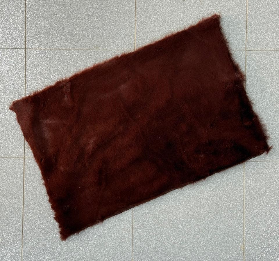 Rabbit Fur Mat Large Size 29x20 Inch
