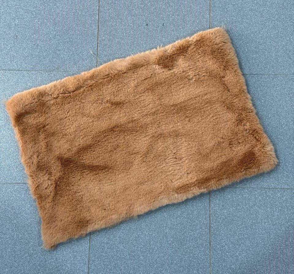 Rabbit Fur Mat Large Size 29x20 Inch