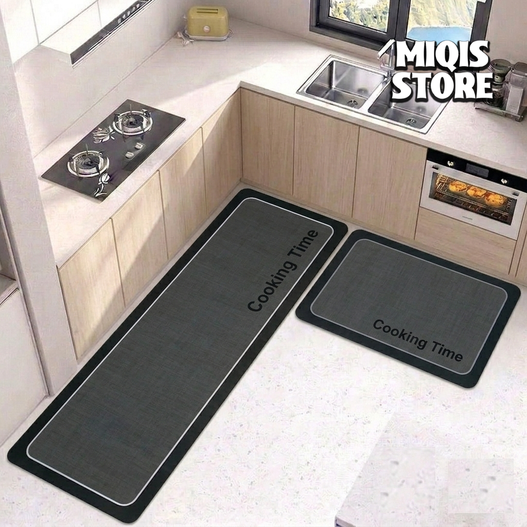 Anti Slip Water Absorbent Runner With Mat (Medium Design 73)