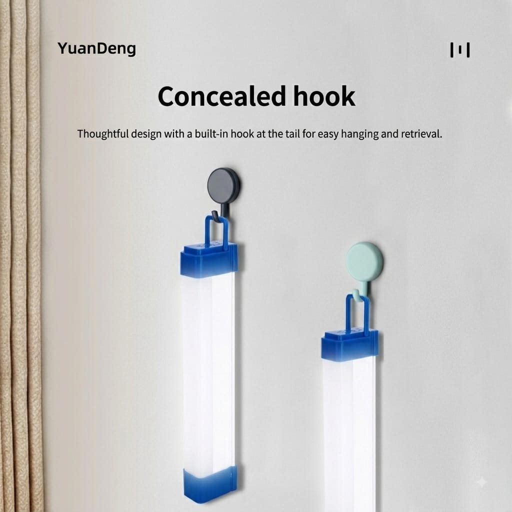 USB Rechargeable Magnetic LED Tube Light (0.5ft)