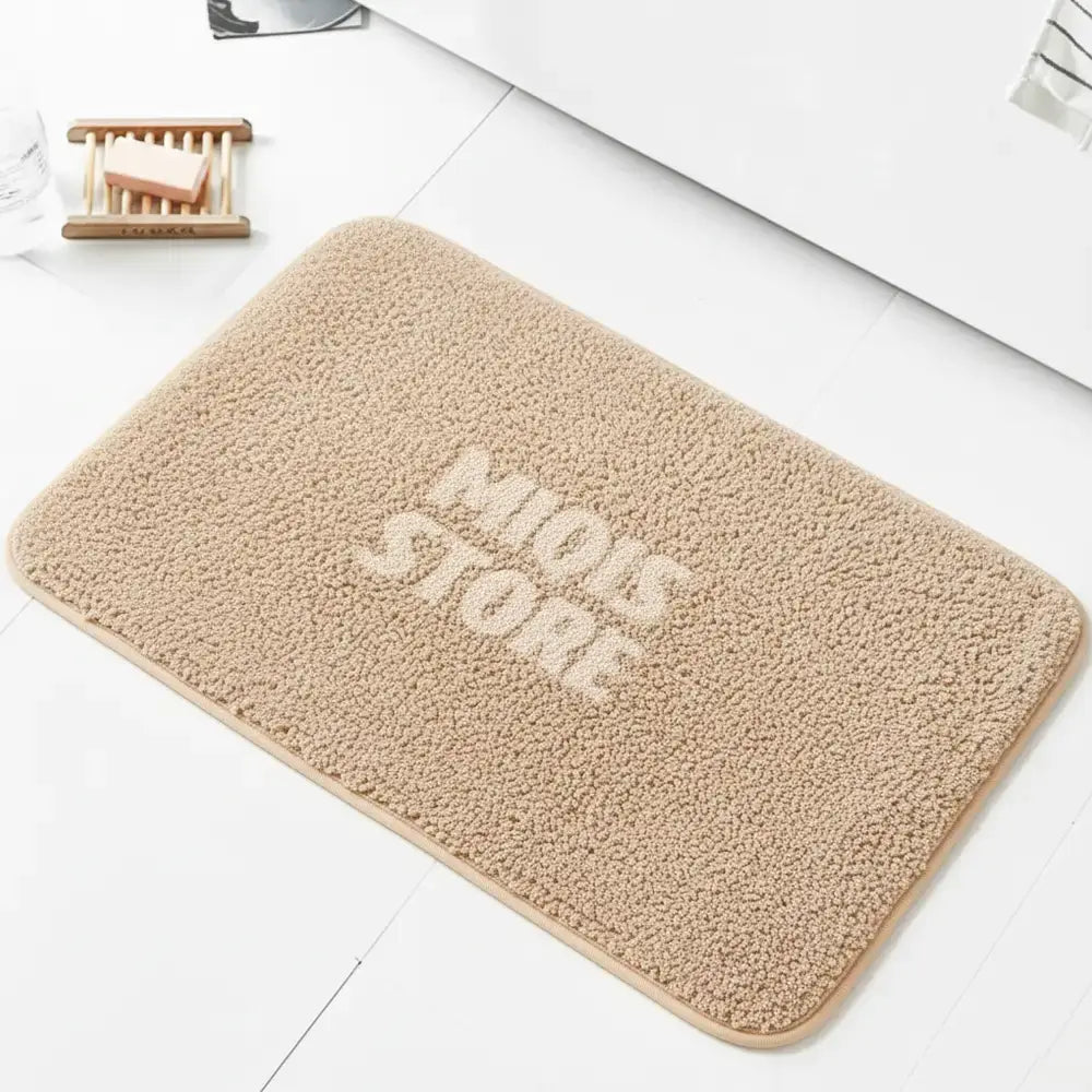 Premium Comfort Shaggy Mat (Medium Cream)