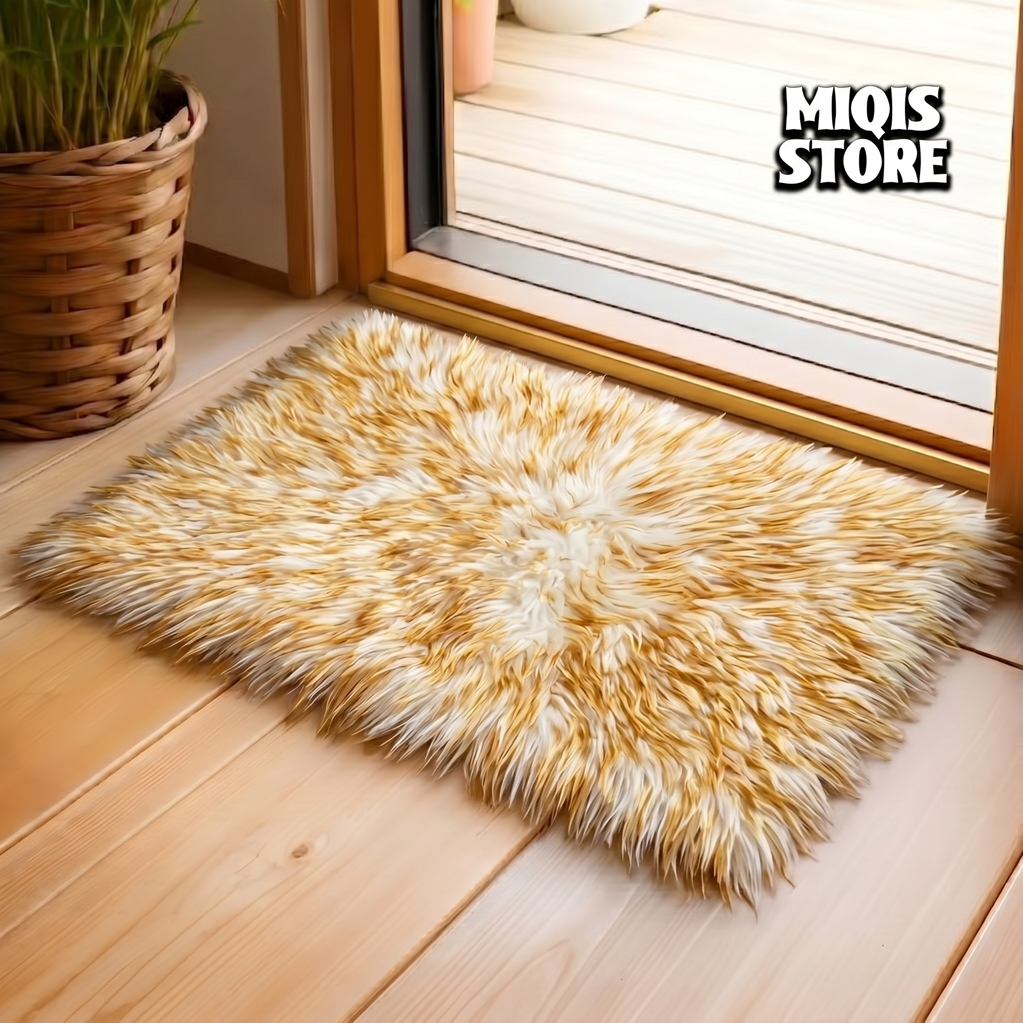 Sheep Fur Mat Large Size 29x20 Inch