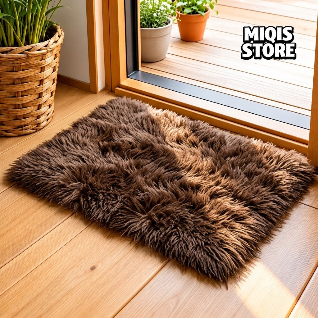 Sheep Fur Mat Large Size 29x20 Inch