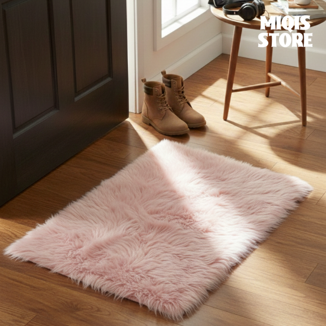 Sheep Fur Mat Large Size 29x20 Inch