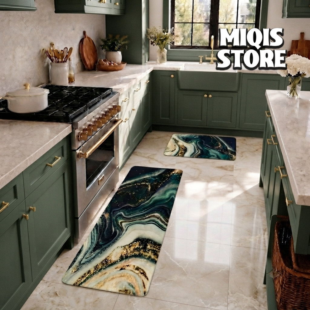 Anti Slip Water Absorbent Runner With Mat