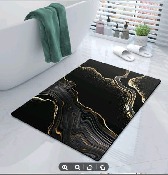2 Pcs Medium Size Water Absorbent Anti-Slip Mat (FREE DELIVERY😍)