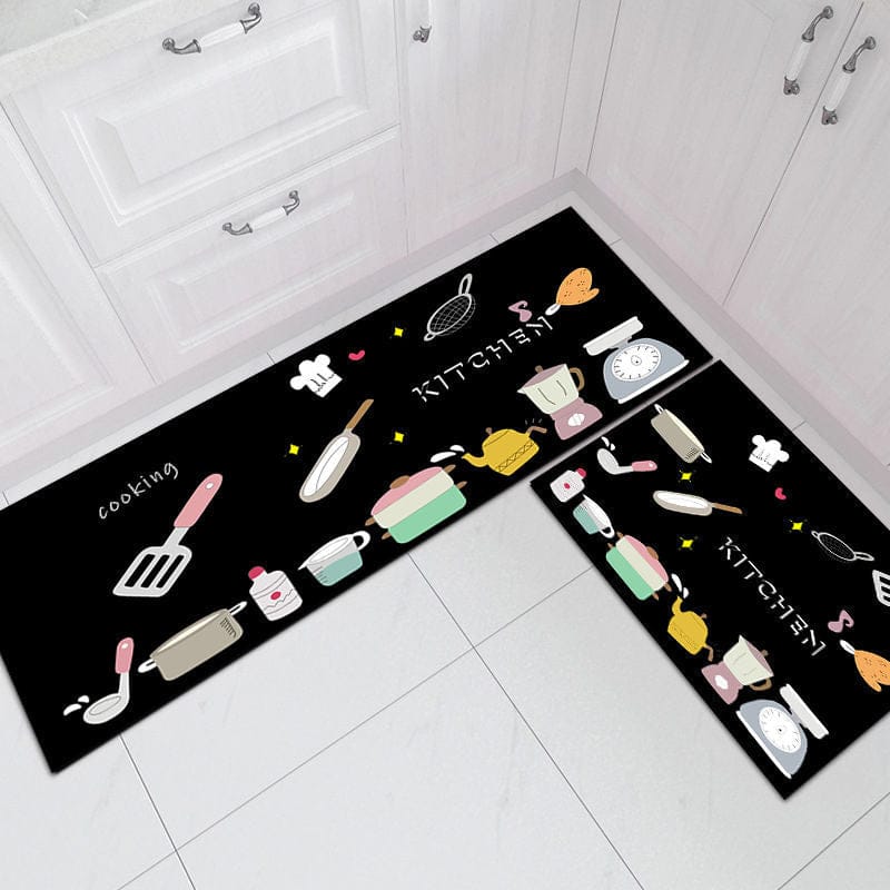 Large Size Anti Slip Water Absorbent Runner With Mat  (4.5x1.5 ft)