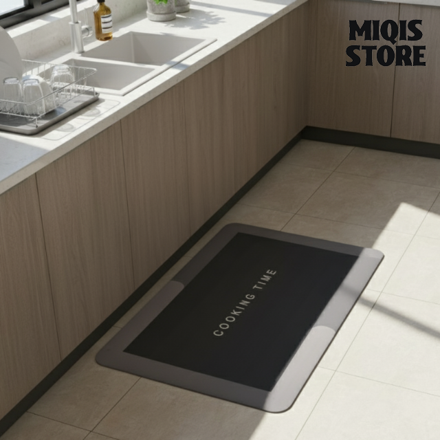 2 Pcs Medium Size Water Absorbent Anti-Slip Mat (2x1.25 ft)